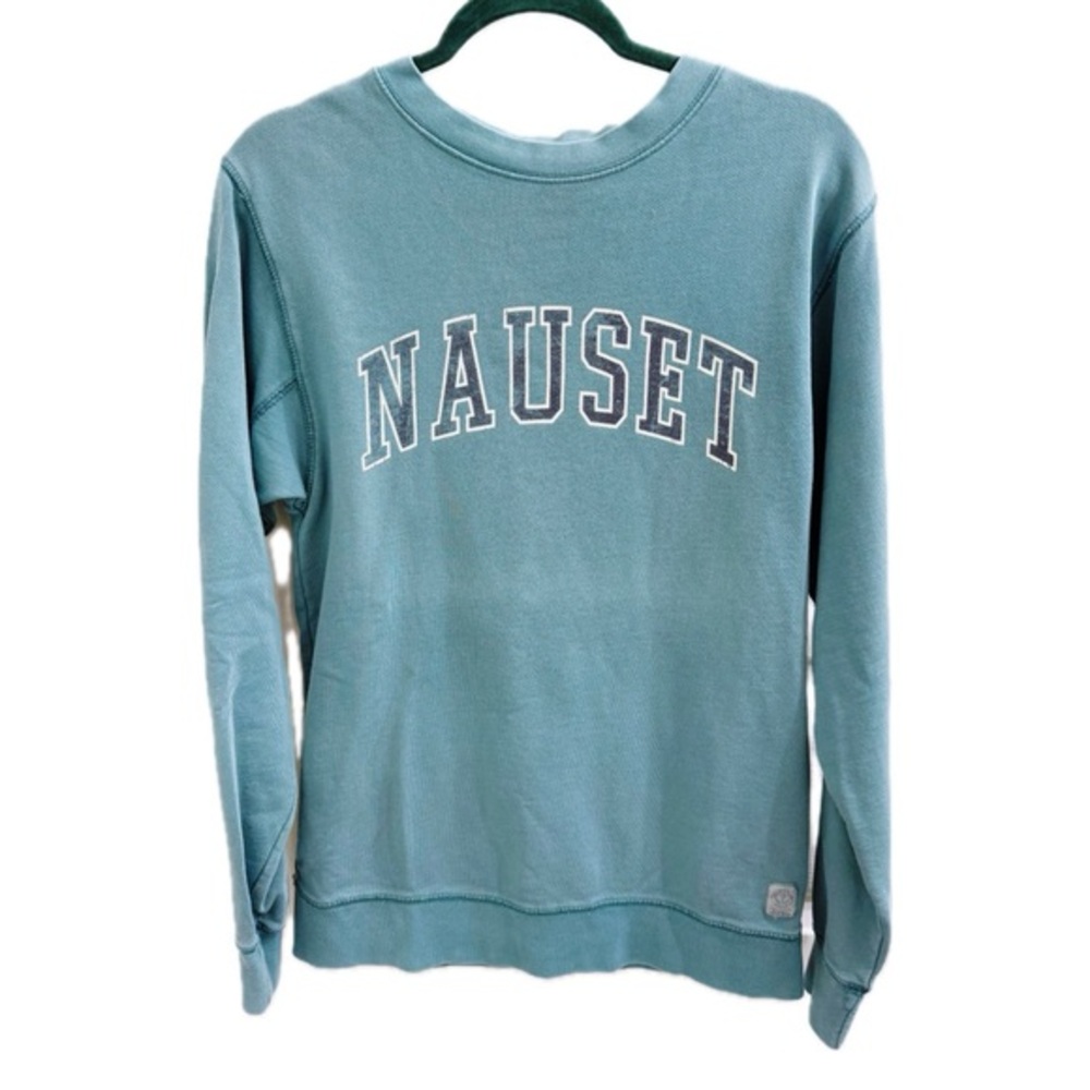 Cuffy’s Nauset Graphic Sweatshirt in Faded Teal